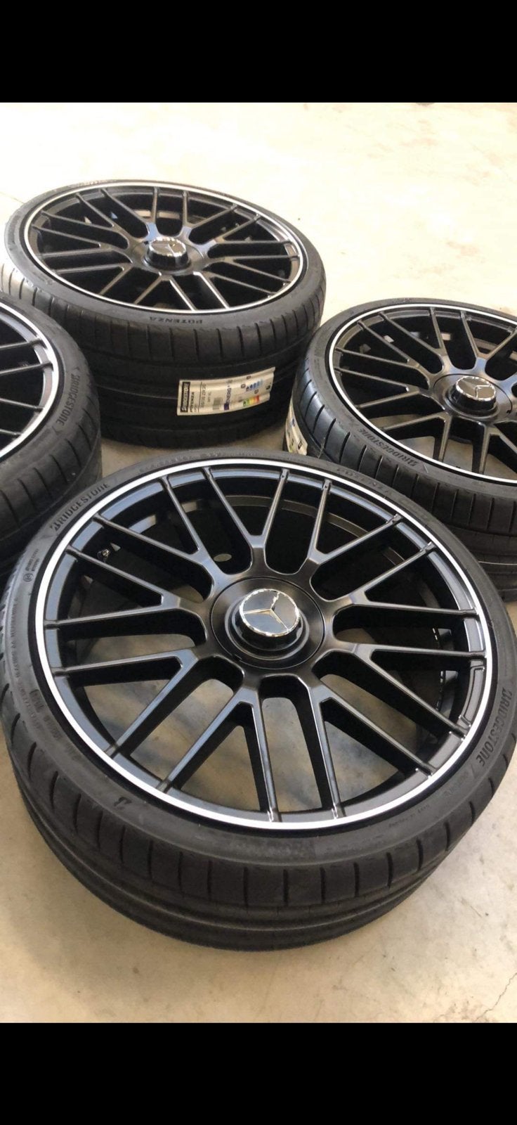 Jantes Mercedes AMG C63, Autos : Pièces & Accessoires, Enlèvement, Pneus été, Pneus et Jantes
