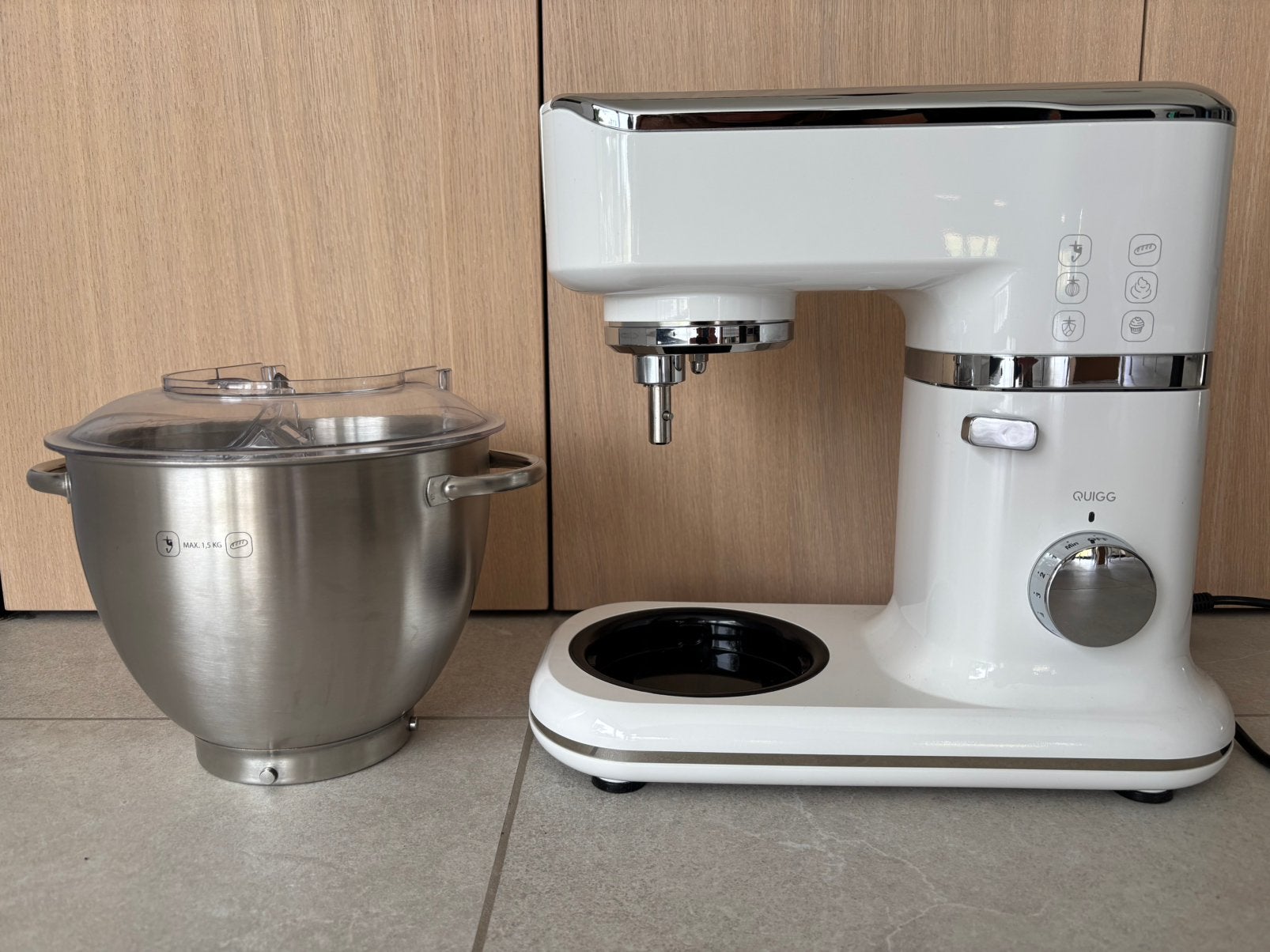 Keukenrobot Quigg 1000 watt, 4 liter of meer, Ophalen, Nieuw