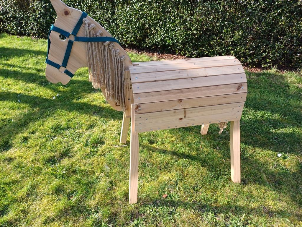 Houten paard / speelpaard zoekt nieuwe ruiter, Ophalen