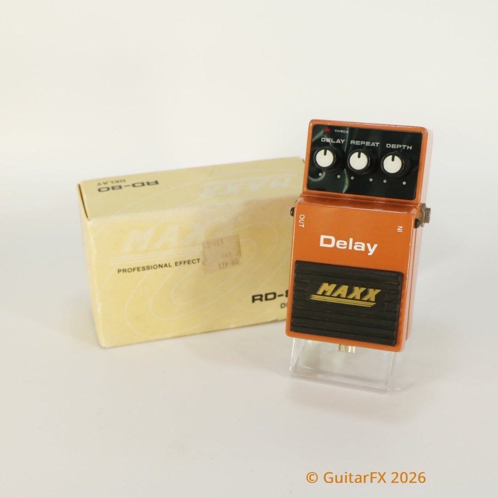 Maxx RD-80 Delay (Analog, MN3208 / MN3102 Chipset, Vintage), Muziek en Instrumenten, Effecten, Ophalen of Verzenden, Gebruikt