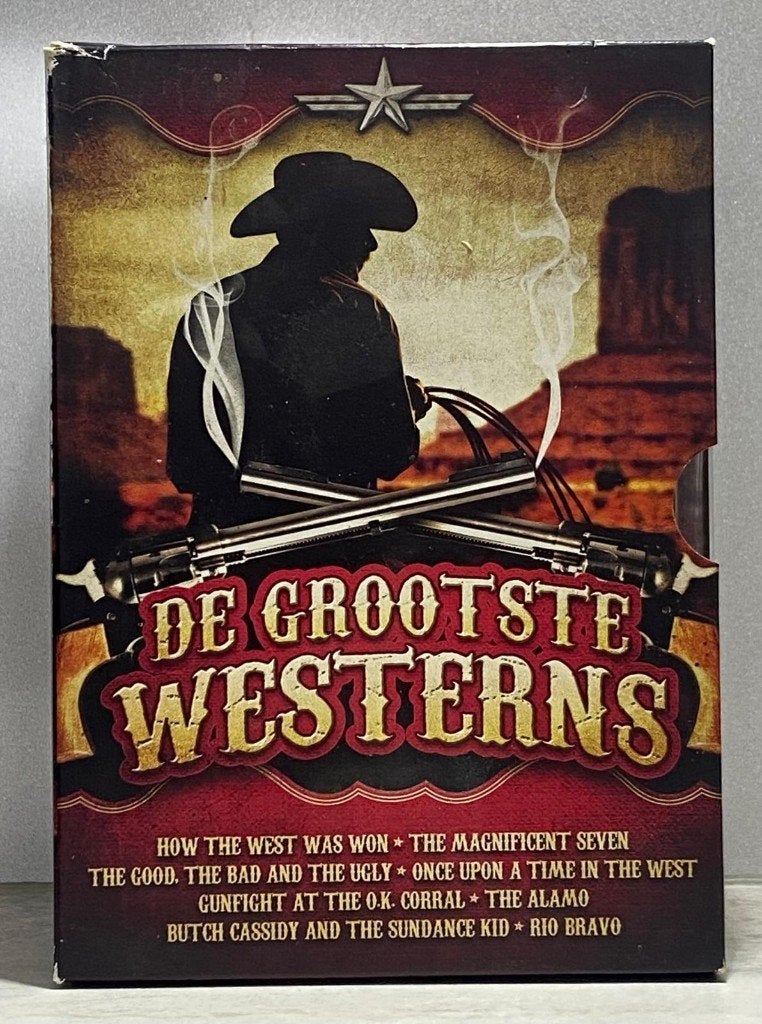 De Grootste Westerns (8 DVD's) - COMPLEET, Ophalen, Engels, Nederlands, Zo goed als nieuw