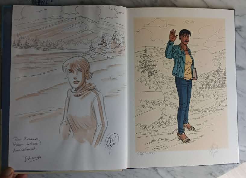 BD Caroline Baldwin TL Double Dames EO Neuf Dédicace Taymans, Livres, Une BD, Enlèvement ou Envoi, Neuf