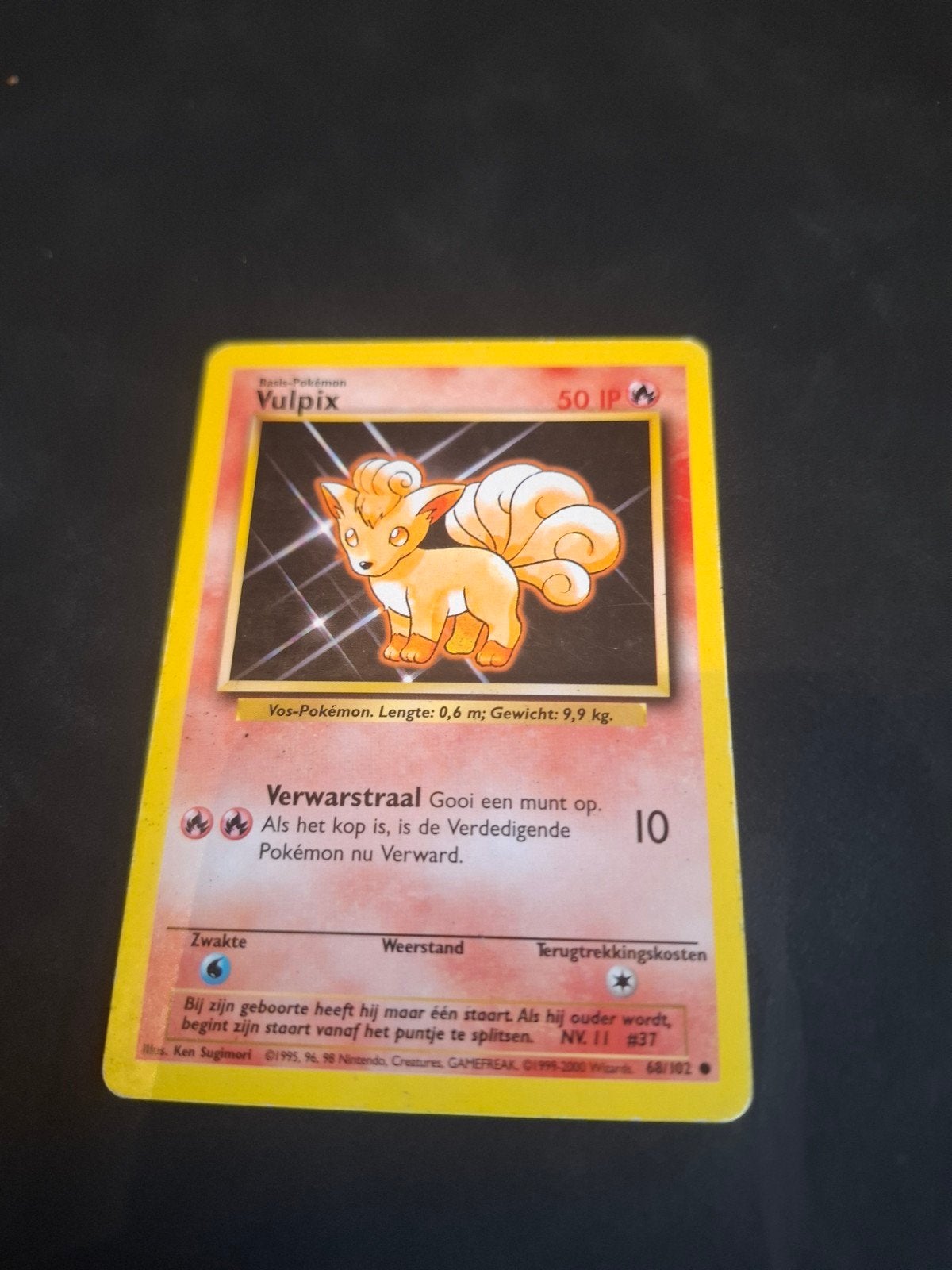 Pokémon Kaart Vulpix 68/102 Base Set, Ophalen of Verzenden