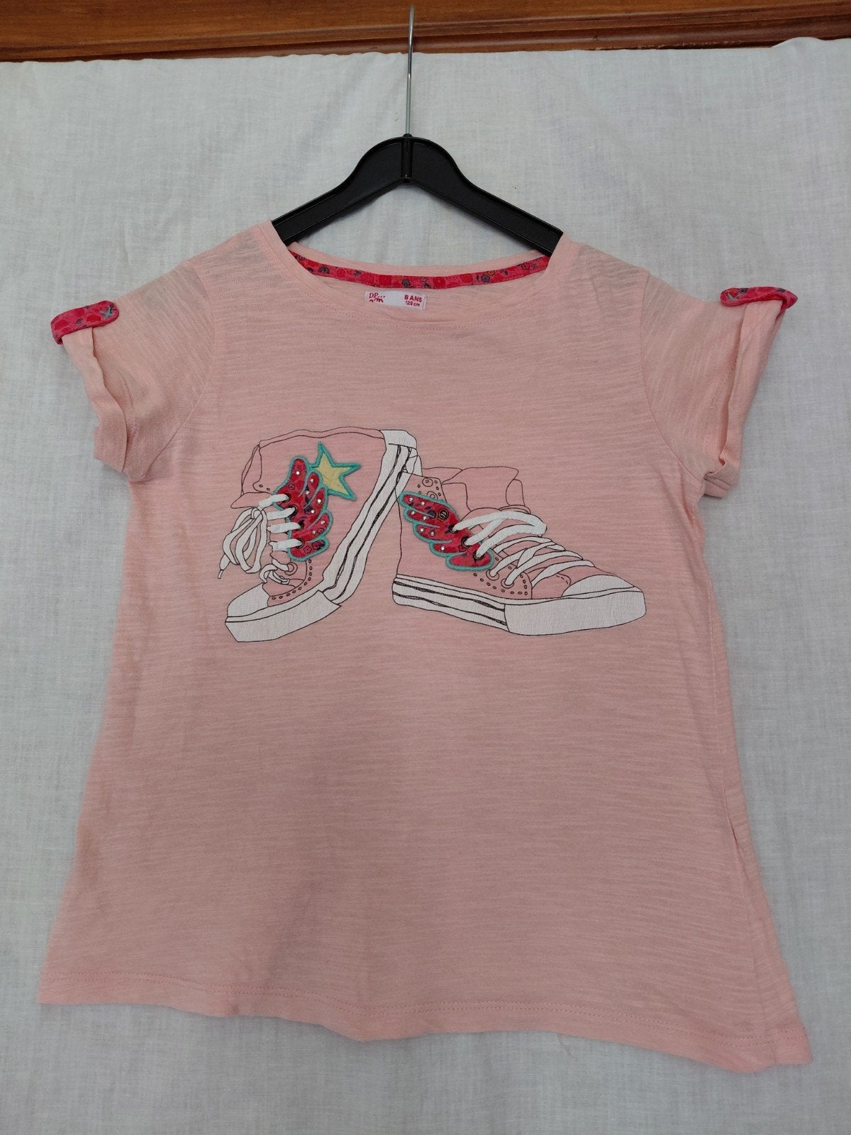 DP... mijn 8-jarige t-shirt, Kinderen en Baby's, Kinderkleding | Maat 128, Ophalen of Verzenden