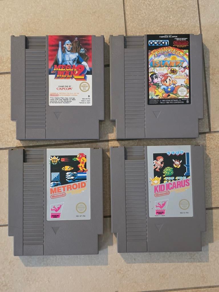 4 jeux Nintendo NES ^^ '80s ^^^^^, Enlèvement ou Envoi