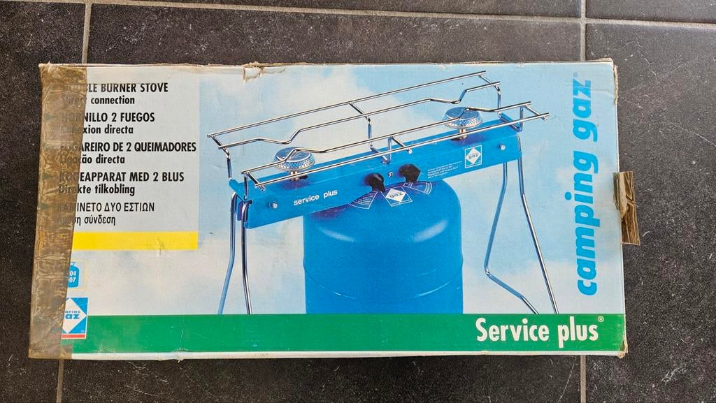 Camping gaz dubbele brander, Ophalen