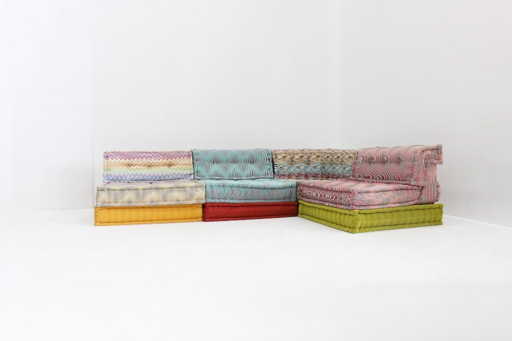 Roche Bobois Mah Jong sofa Missoni Hans Hopfer , set of 12, Ophalen
