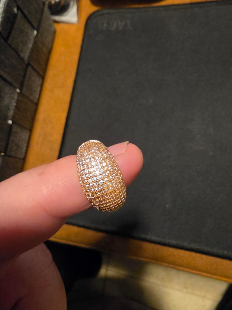 Dames ring, Handtassen en Accessoires, Ringen, Ophalen, Nieuw, Dame, Goud