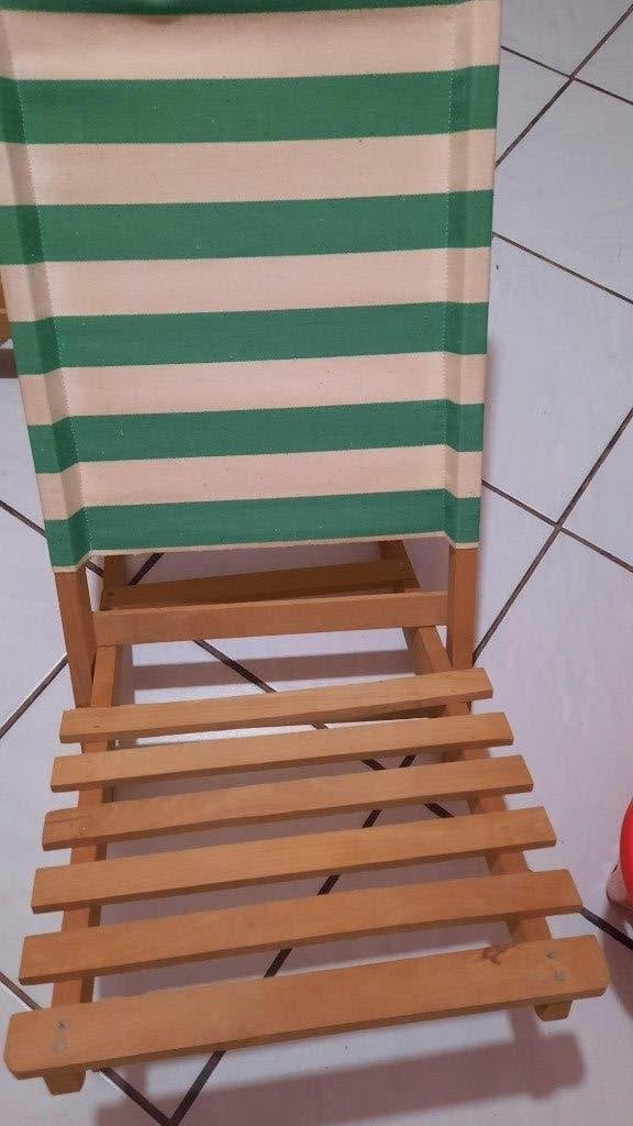 3 Chaises exterieur, Enlèvement, Utilisé, Bois, Pliant