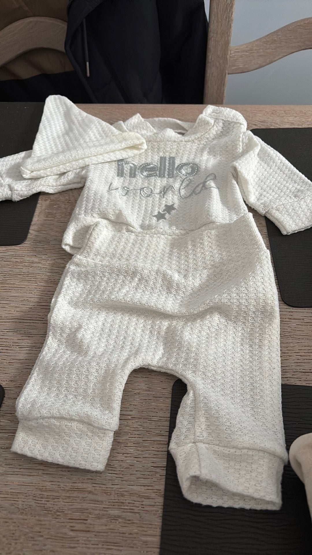 3 delige set, Kinderen en Baby's, Babykleding | Maat 50, Ophalen, Zo goed als nieuw