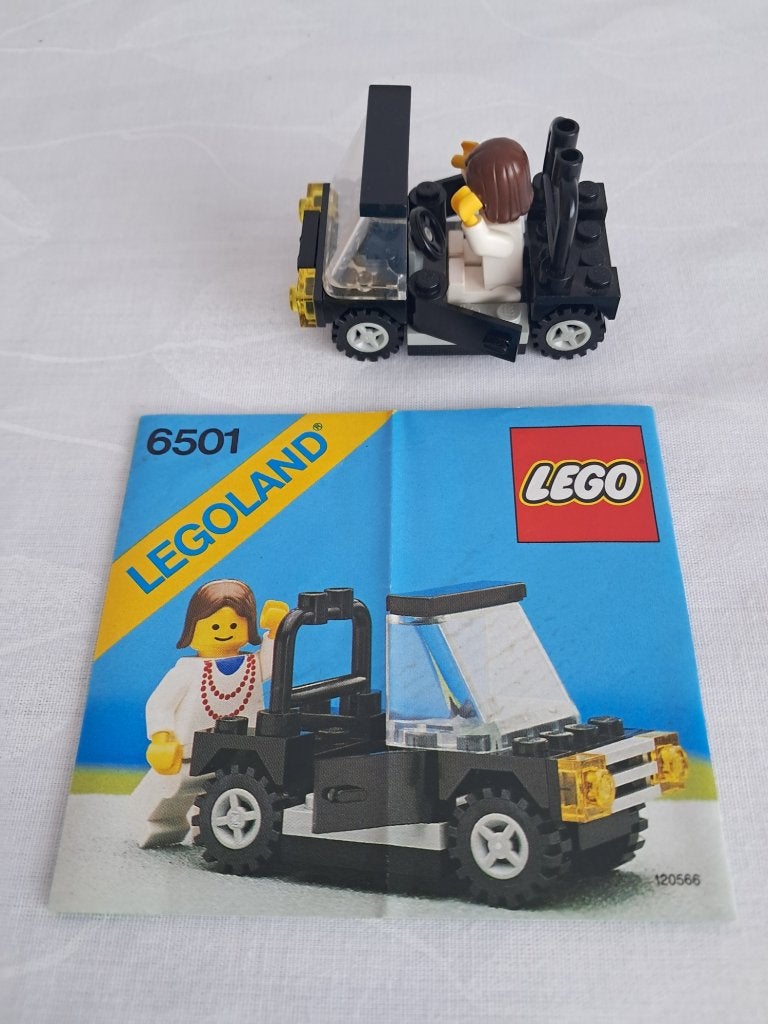 Lego Legoland Sport cabriolet 6501 1987, Kinderen en Baby's, Speelgoed | Duplo en Lego, Lego, Inclusief instructies, Ophalen of Verzenden