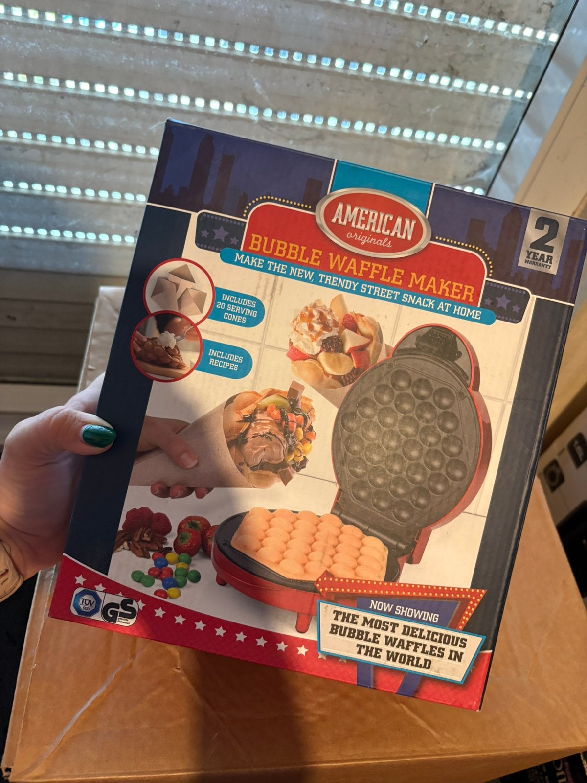 Bubble wafelijzer, Ophalen, Gebruikt