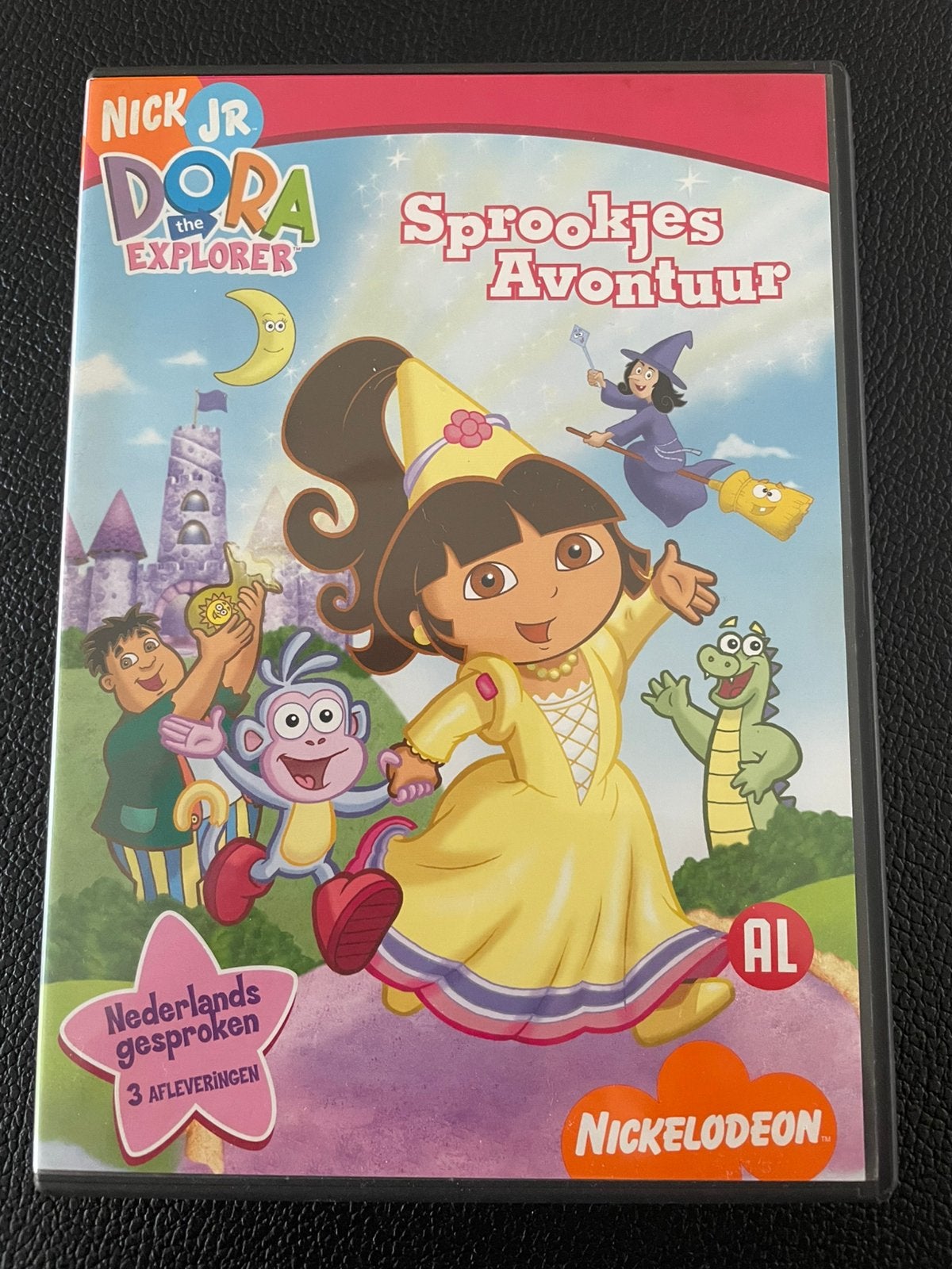 DVD "Dora the Explorer - Sprookjes Avontuur", Cd's en Dvd's, Alle leeftijden, Nederlands, Ophalen of Verzenden, Zo goed als nieuw