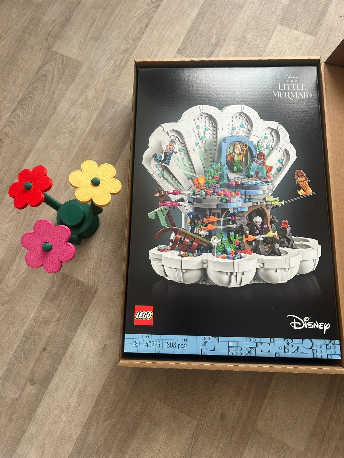 LEGO 43225 De Kleine Zeemeermin koninklijke schelp, Kinderen en Baby's, Ophalen, Lego, Nieuw, Disney