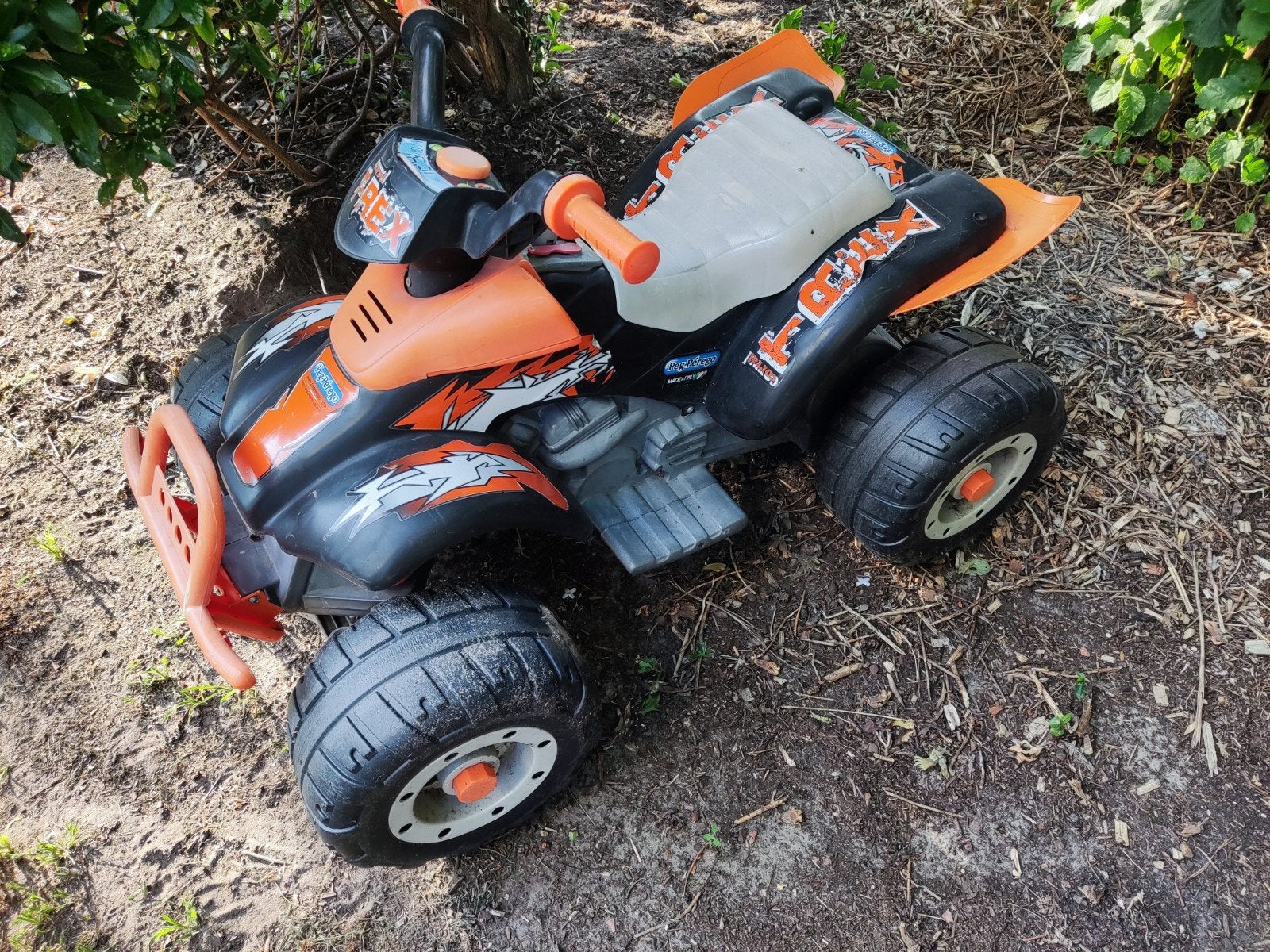 Kinder quad elektrisch, Ophalen