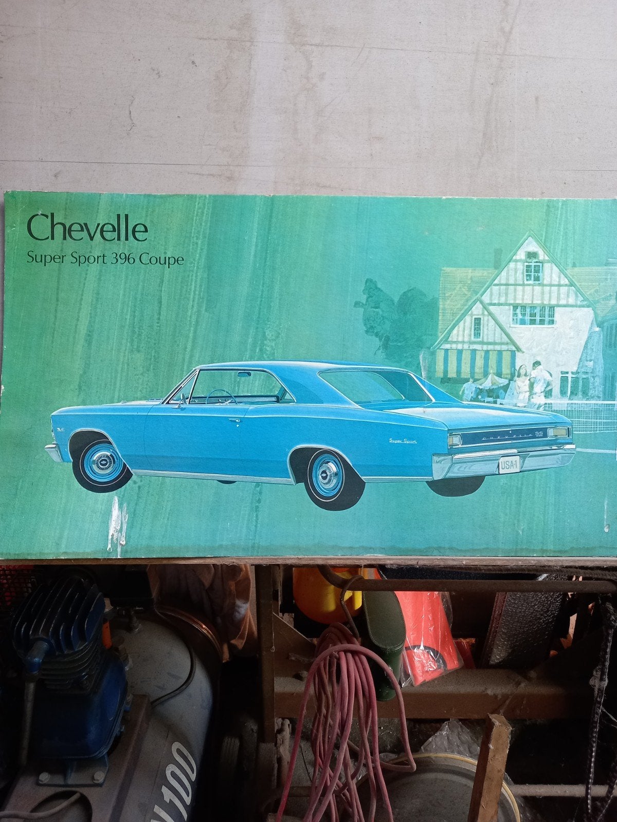 Reclame bort chevelle super sport 396 coupe, Ophalen of Verzenden