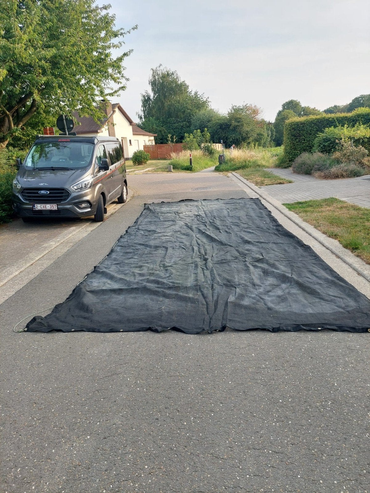 net voor container of aanhangwagen 3,5 bij 8 meter, Ophalen