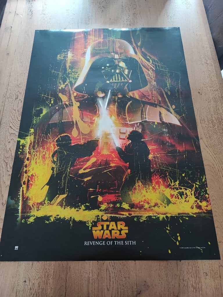 Poster Star Wars - Revenge of the Sith, Verzamelen, Ophalen of Verzenden, Gebruikt