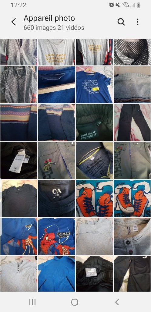 Lots de vêtements au moins 60 vêtements pour tous, Enlèvement, Utilisé