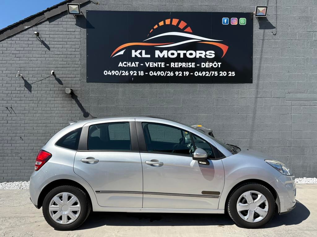 CITROËN C3 EXCLUSIVE 1.6HDI 92CV 2010 190 000KM CARPASS, Voorwielaandrijving, Euro 5, Stof, Zwart