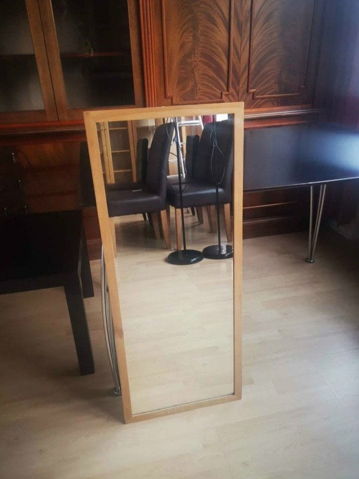 Miroir Ikea, Moins de 100 cm, Comme neuf, Enlèvement, Rectangulaire