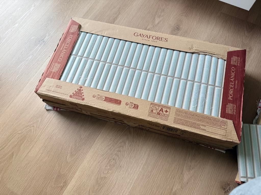 Keramische wandtegels, Doe-het-zelf en Bouw, Ophalen, 60 cm of meer, Nieuw, Minder dan 5 m²