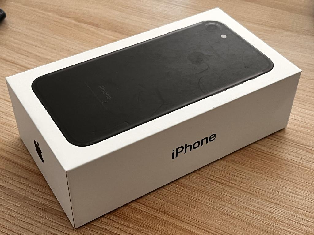 Iphone 7 black 128GB, Telecommunicatie, Mobiele telefoons | Apple iPhone, 128 GB, Verzenden, Zwart, Zo goed als nieuw