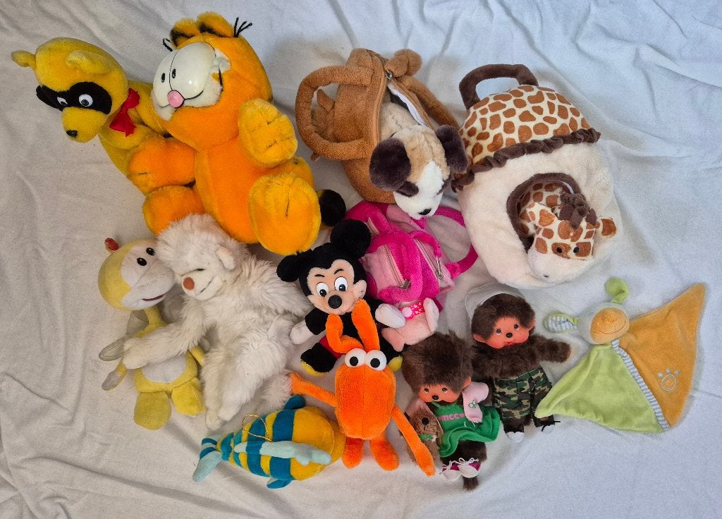 Doos vol met zachte knuffels, Overige merken, Overige karakters, Overige typen, Ophalen of Verzenden