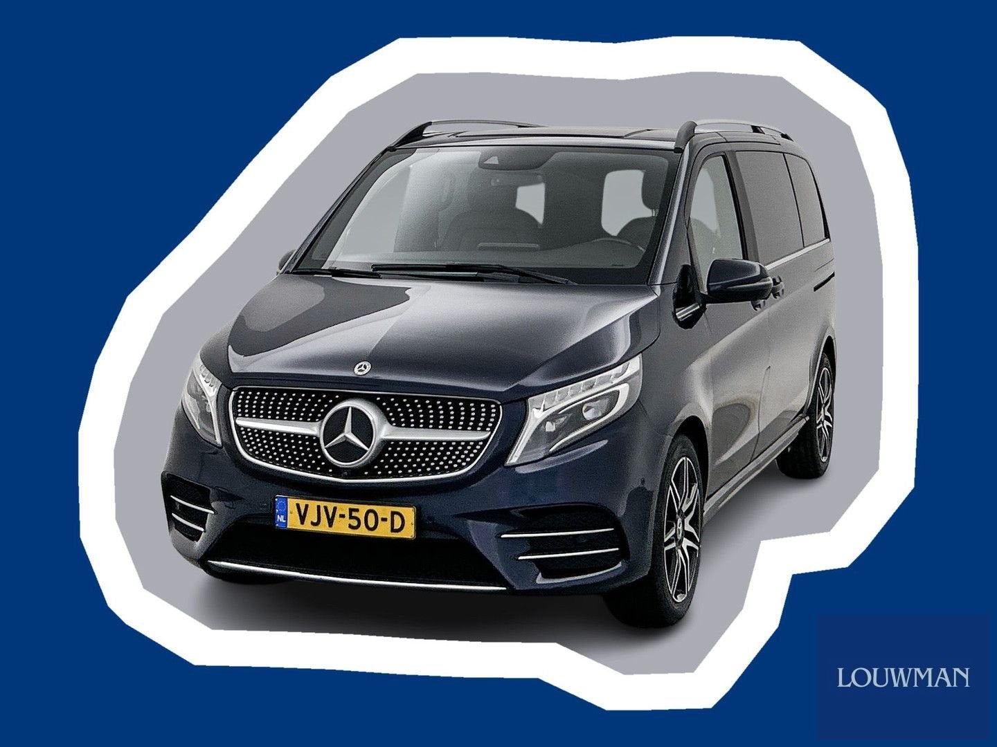 Mercedes-Benz V-klasse 250d AMG Line Burmester Nappa leder E, Autos, Achat, Entreprise, Diesel, Automatique