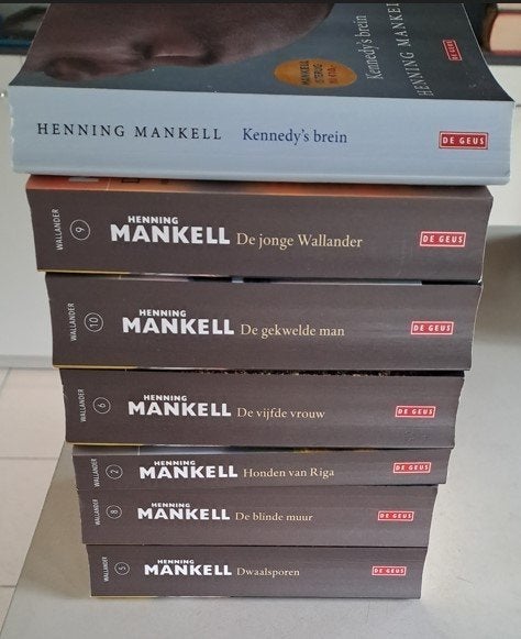 BOEKEN, Boeken, Ophalen, Gelezen, Henning Mankell: