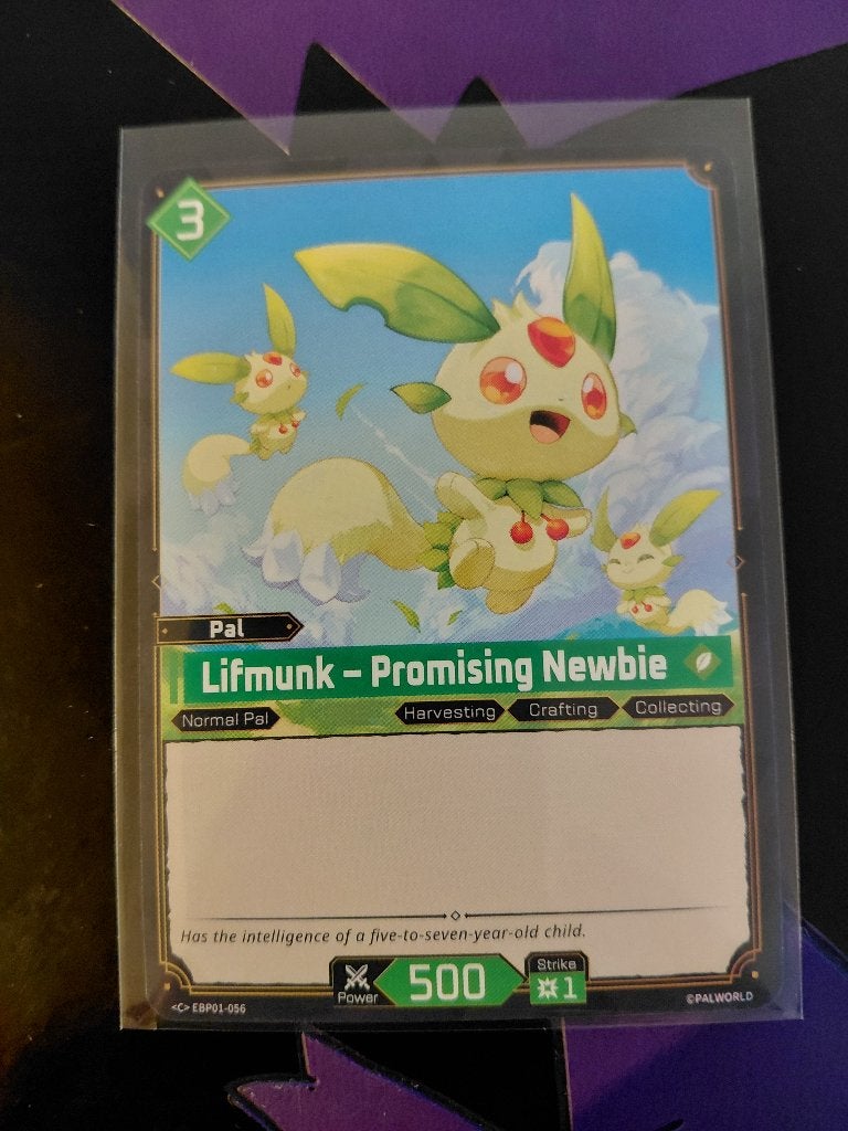 Palworld: Lifmunk – <C> EBP01-056 (PRISTINE), Enlèvement ou Envoi, Neuf, Carte(s) à jouer