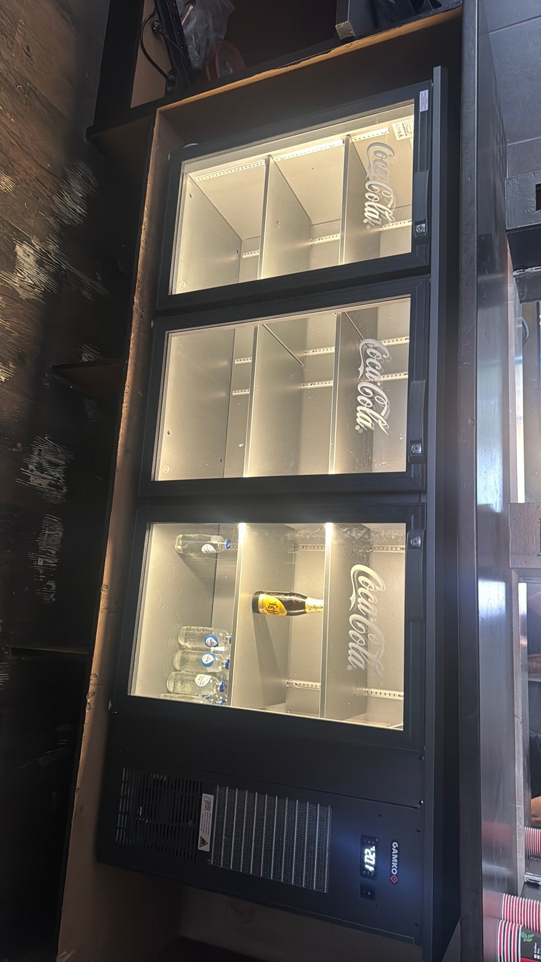 réfrigérateur de bar, Ophalen