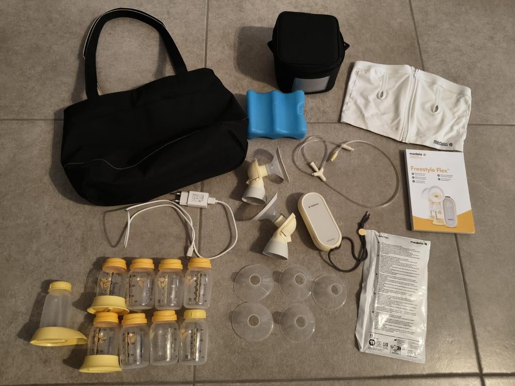 Medela freestyle flex dubbele borstkolf - zeer goede staat, Enlèvement, Utilisé, Tire-lait