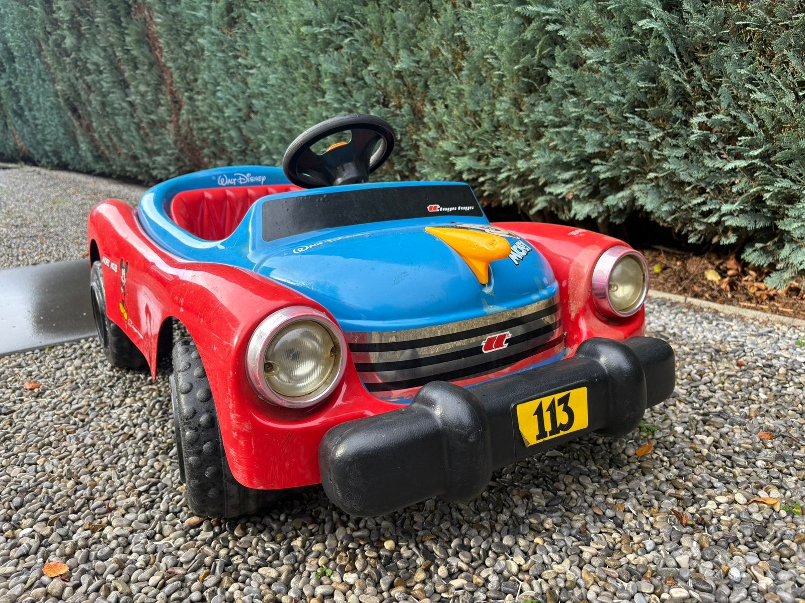 Disney mickey mouse trapauto, Kinderen en Baby's, Speelgoed | Buiten | Actiespeelgoed, Ophalen, Gebruikt