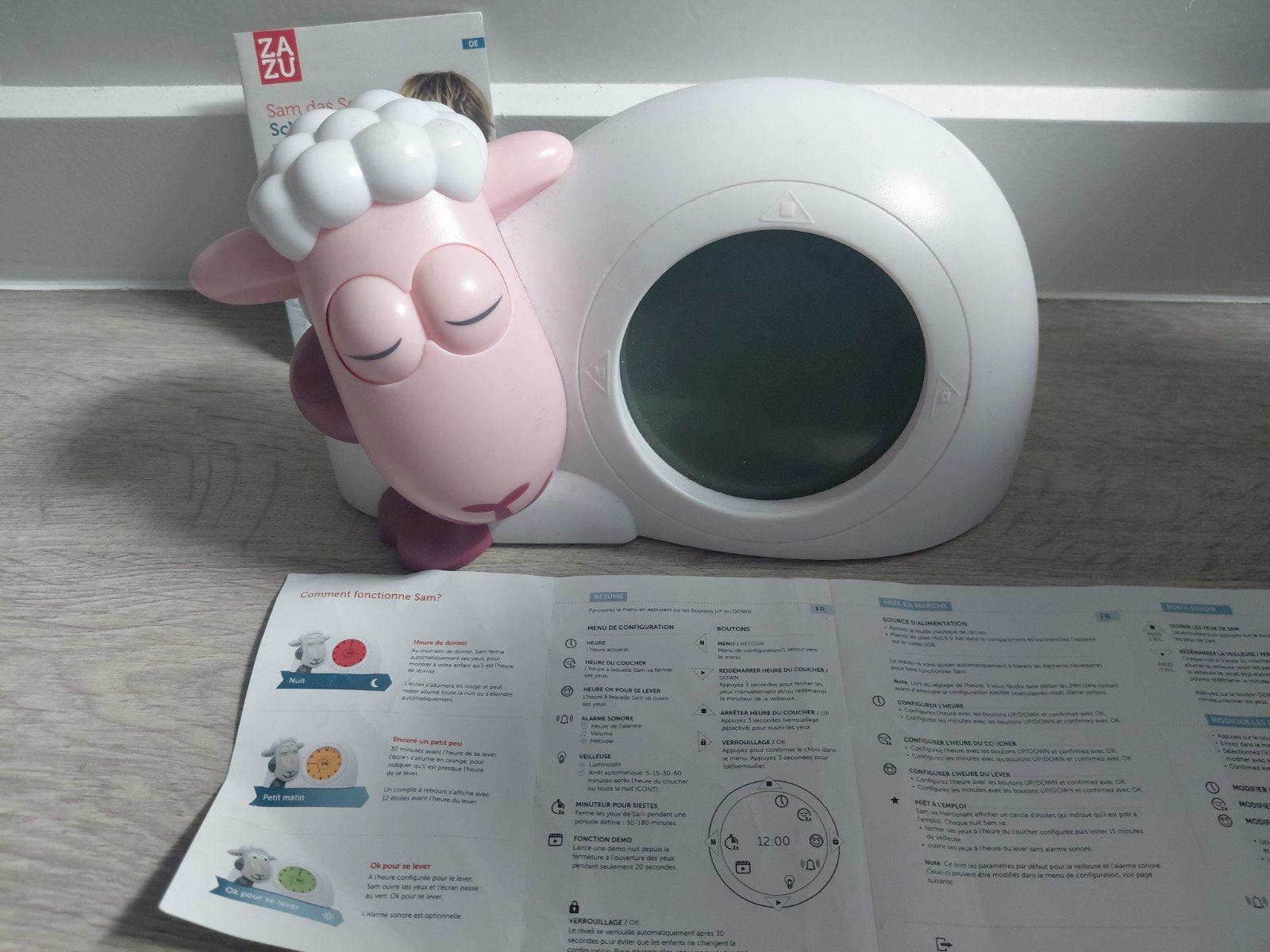 Schaap slaapklok  voor kinderen, Ophalen