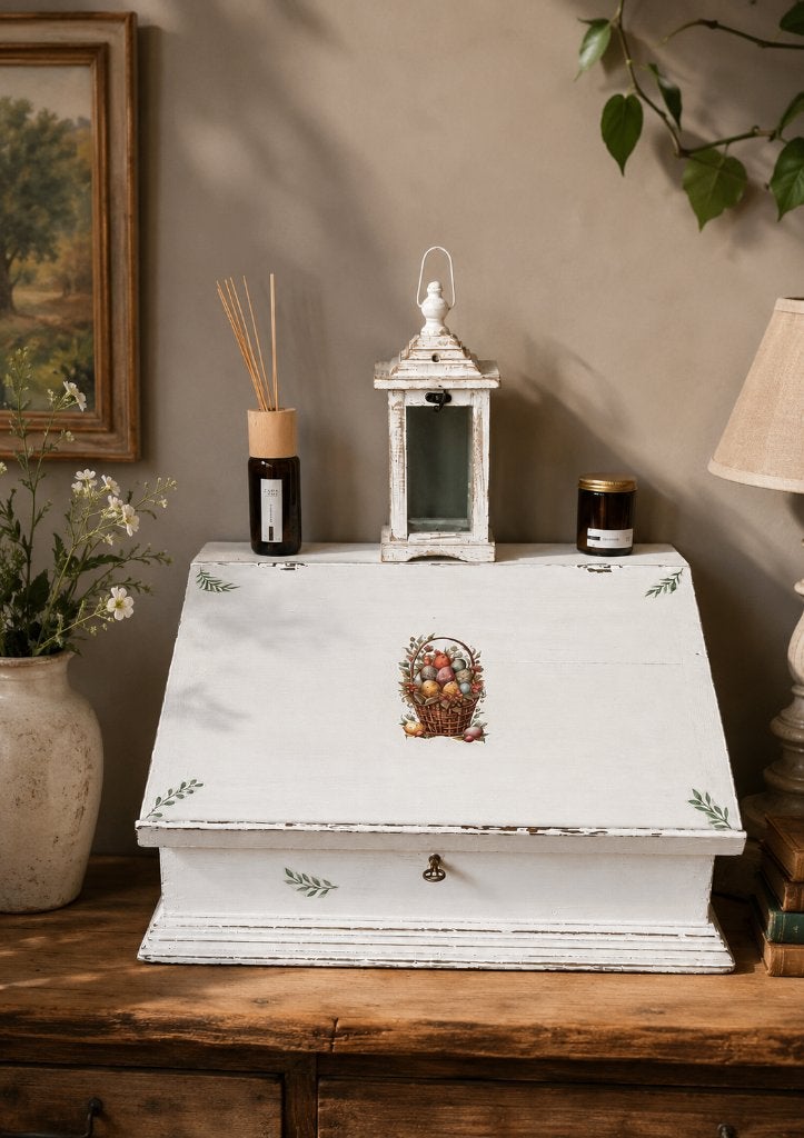 Scriban ‐ secrétaire ancien relooké – Style campagne chic, Enlèvement, Utilisé