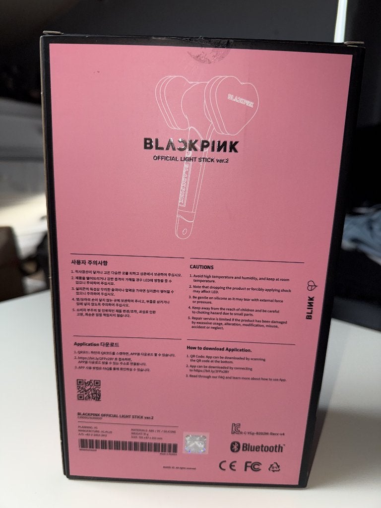 Blackpink Official Light Stick ver.2 2025, Audio, Tv en Foto, Overige Audio, Tv en Foto, Ophalen, Zo goed als nieuw