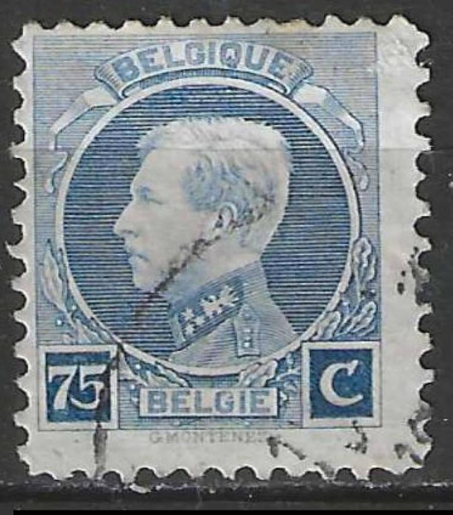 Belgie 1921/1927 - Yvert/OBP 213 - Koning Albert I (ST), Postzegels en Munten, Verzenden, Gestempeld, Gestempeld, Koninklijk huis