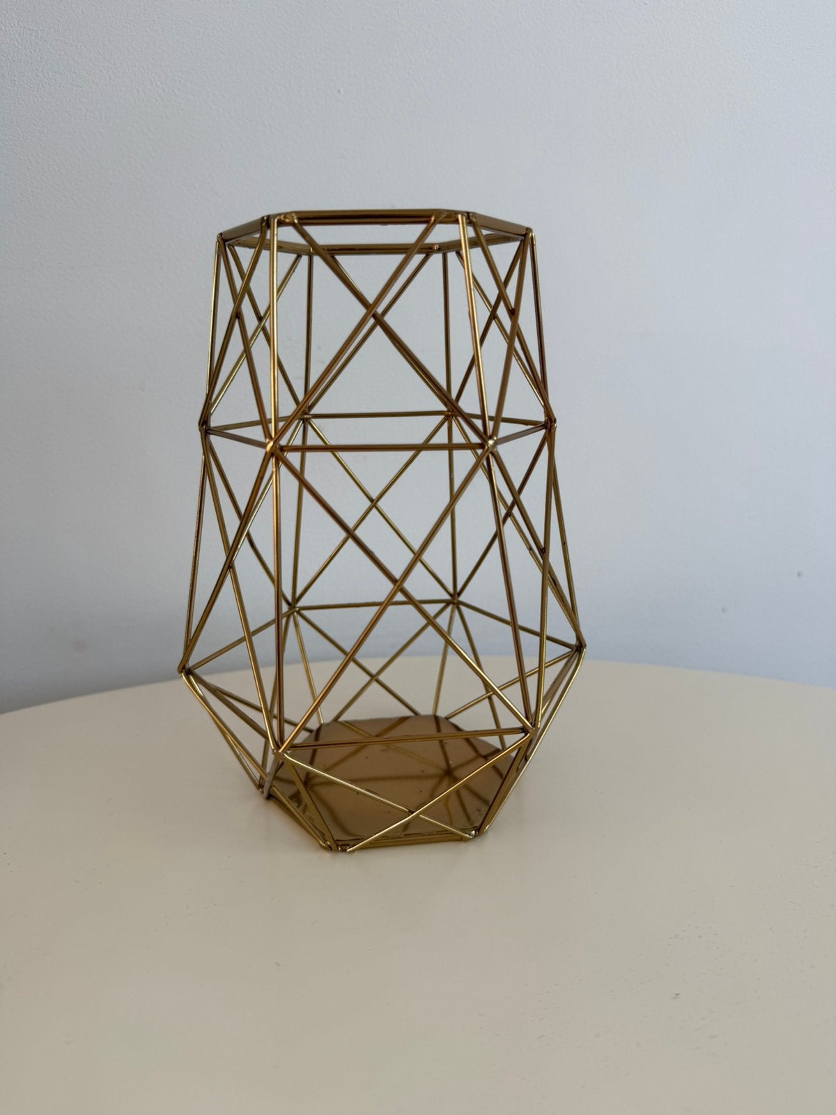 Gouden kaarsenhouder H&M Home, Moins de 25 cm, Enlèvement ou Envoi, Autres couleurs, Utilisé