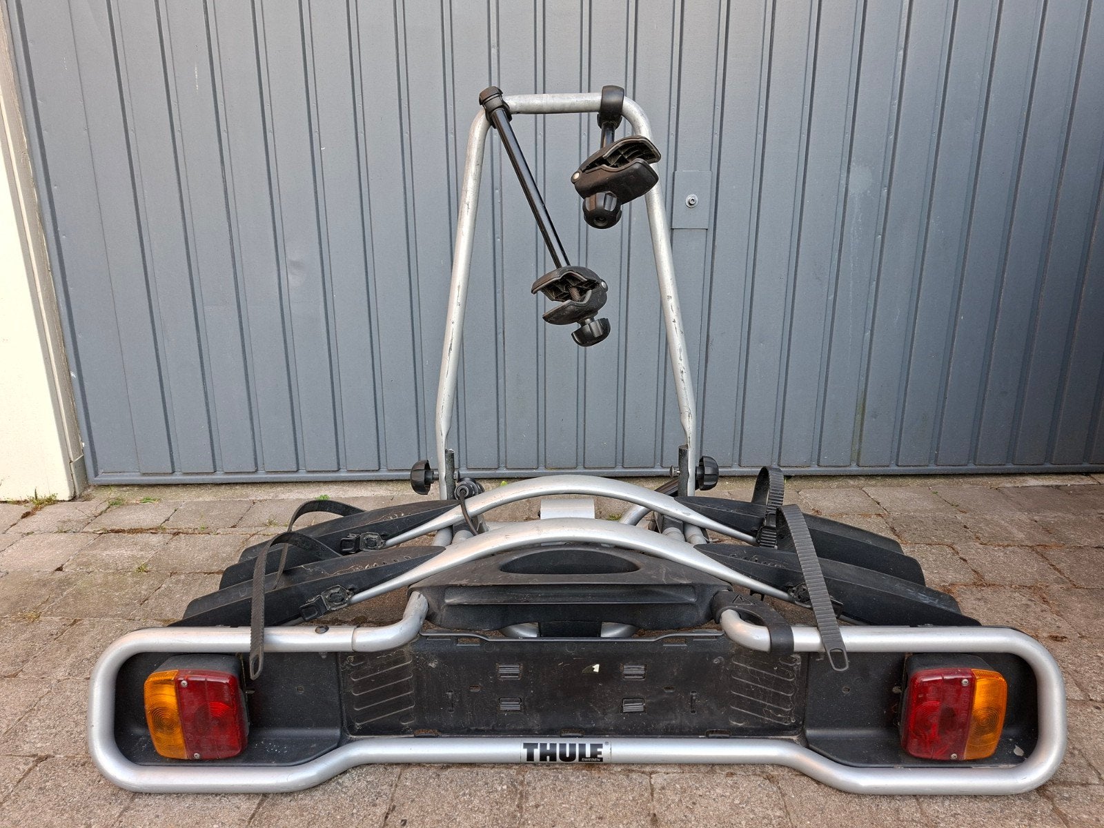 Fietsendrager Thule voor 2 fietsen, Support d'attelage, 2 vélos, Pneus larges, Enlèvement