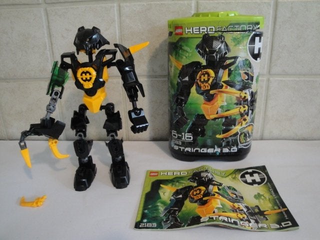 Lego Hero Factory 2183 Stringer 3.0, Ophalen of Verzenden, Gebruikt, Lego