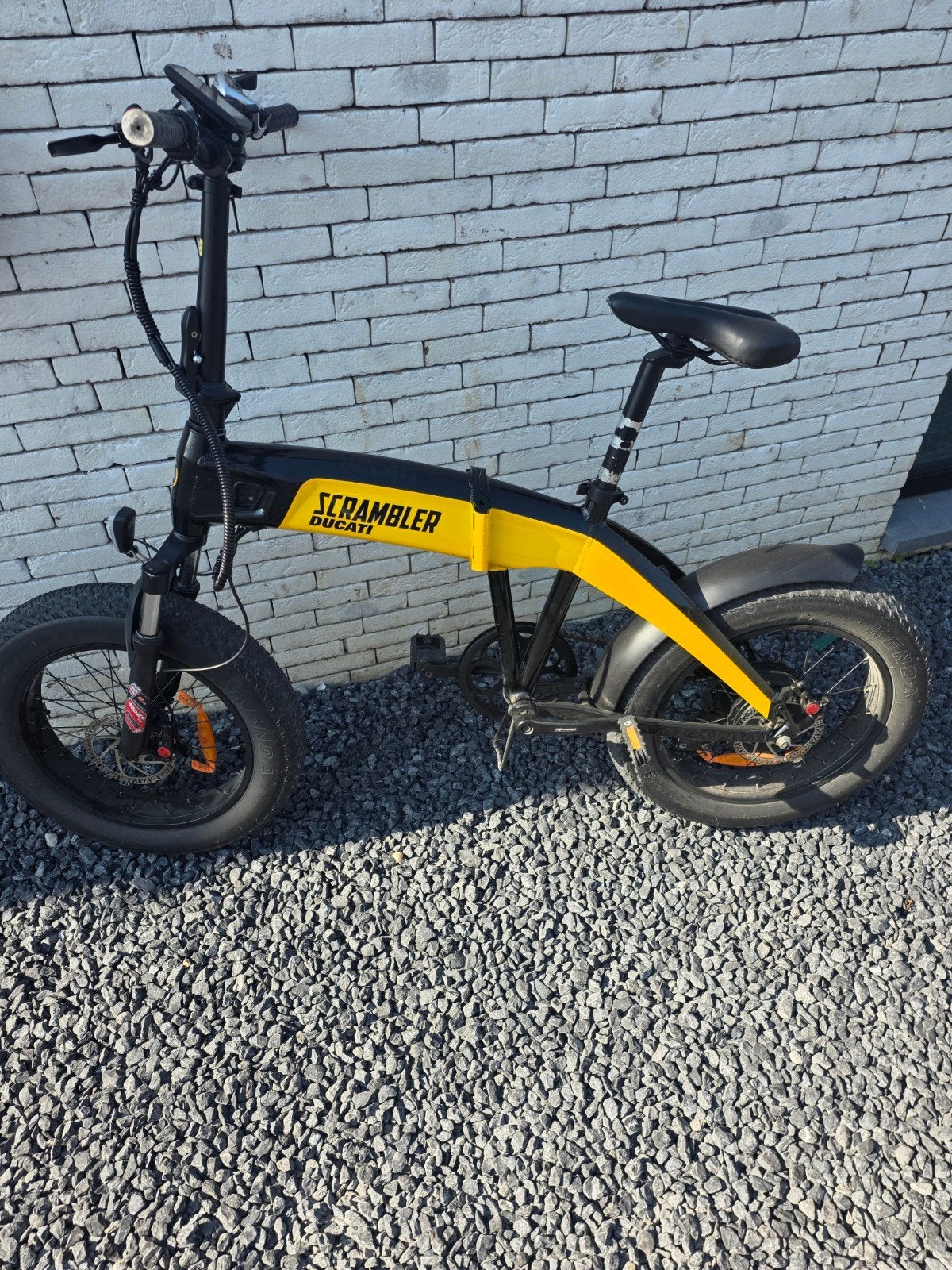 Ducati Scrambler Stijl Opvouwbare Fatbike, Vélos & Vélomoteurs, Enlèvement, Vitesses