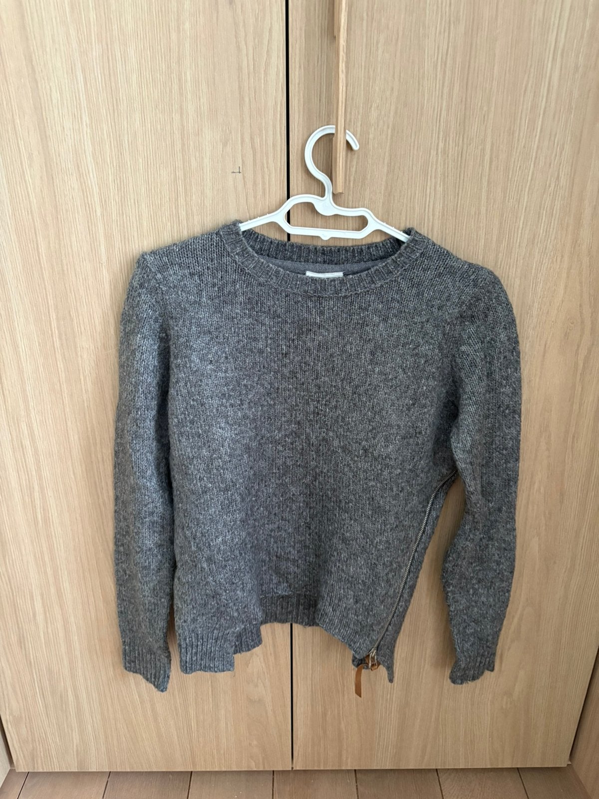 Wollen trui, Ophalen of Verzenden, Zo goed als nieuw, Maat 34 (XS) of kleiner, Grijs