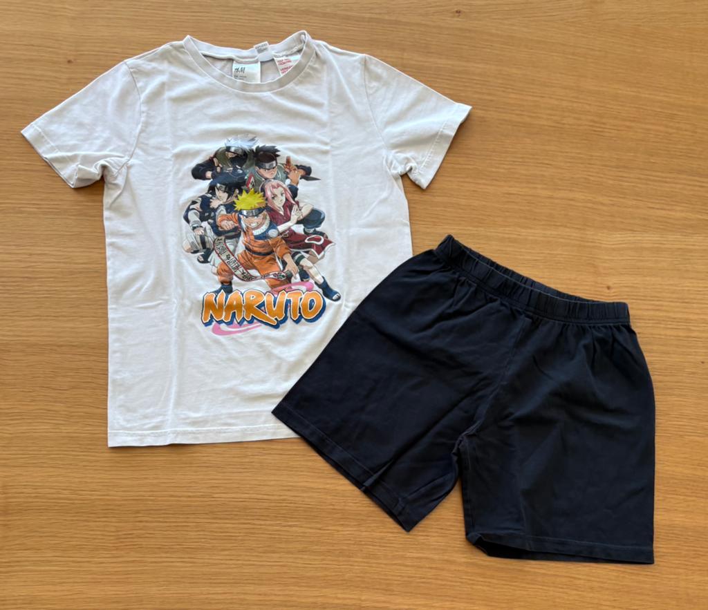 Pyjashort NARUTO - 9 ans - 5€, Kinderen en Baby's, Kinderkleding | Maat 134, Ophalen of Verzenden, Zo goed als nieuw, Jongen, Nacht- of Onderkleding