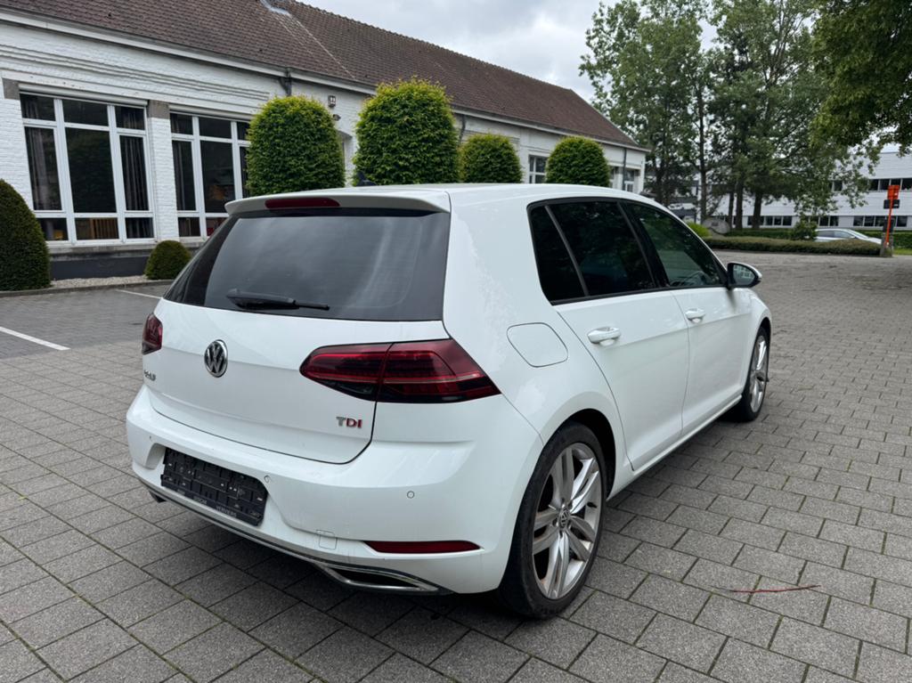 Volkswagen Golf 7 1.6 Tdi/Facelift/Compit/Euro 6/ Volledig, Testrit aan huis, Wit, Leder, Bedrijf