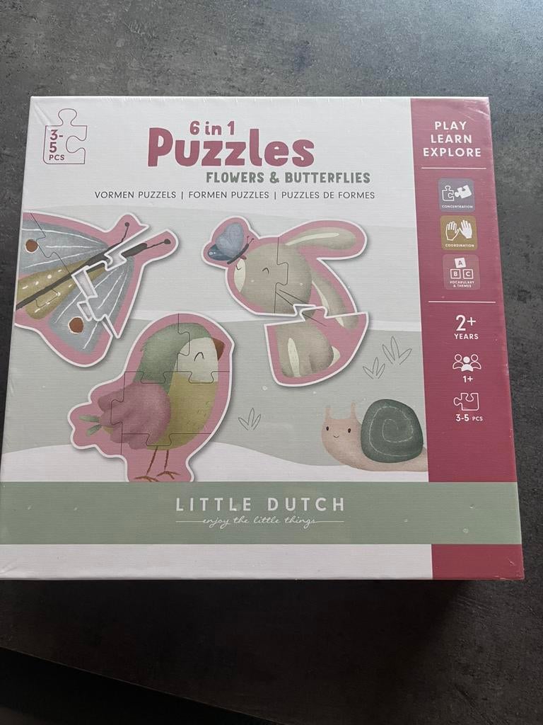 Puzzel 6 in 1 Little Dutch NIEUW, Ophalen, Nieuw, Puzzelen