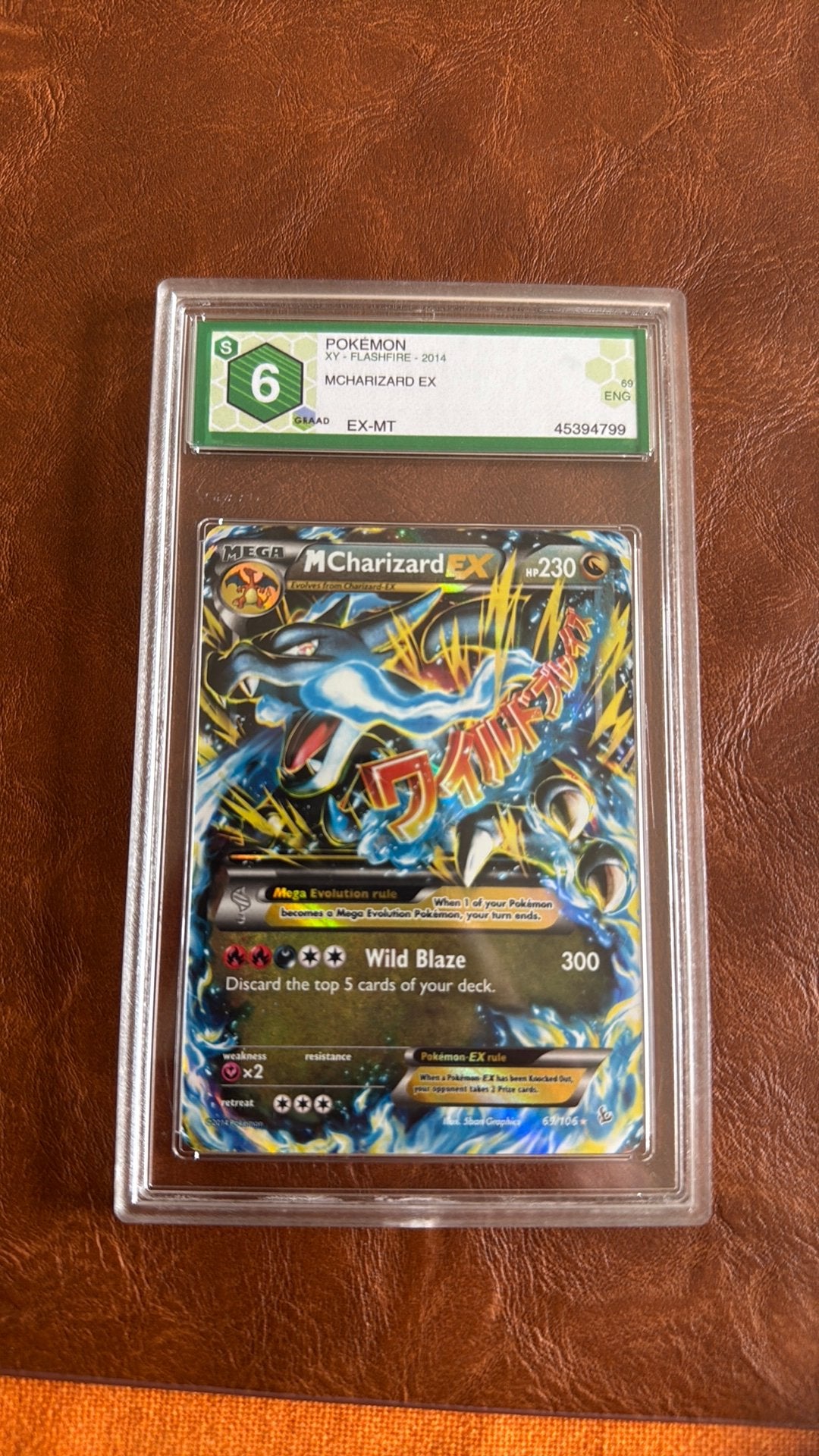 M Charizard EX 69/106 Flashfire, Ophalen, Zo goed als nieuw