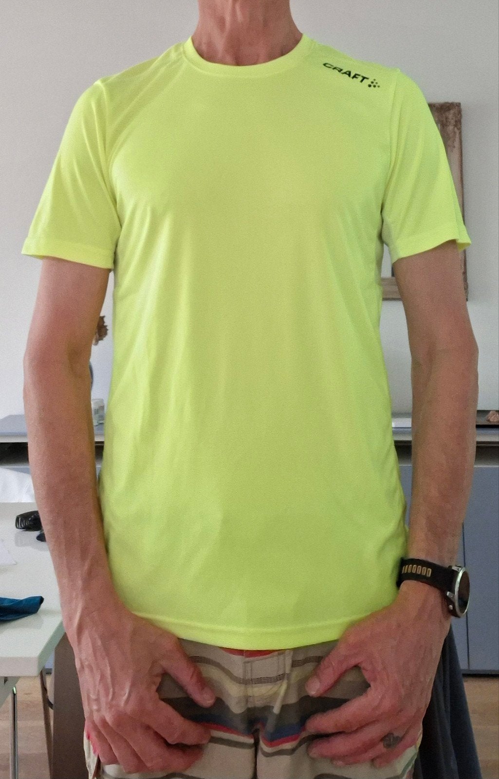 T-shirt Craft Running taille M, Craft, Taille 48/50 (M), Jaune, Enlèvement ou Envoi