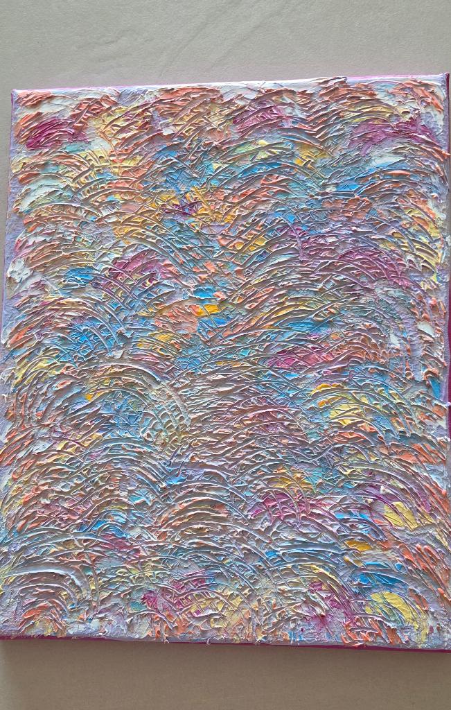 Peinture acrylique originale 30 x 24 cm, Enlèvement, Neuf, Peinture acrylique