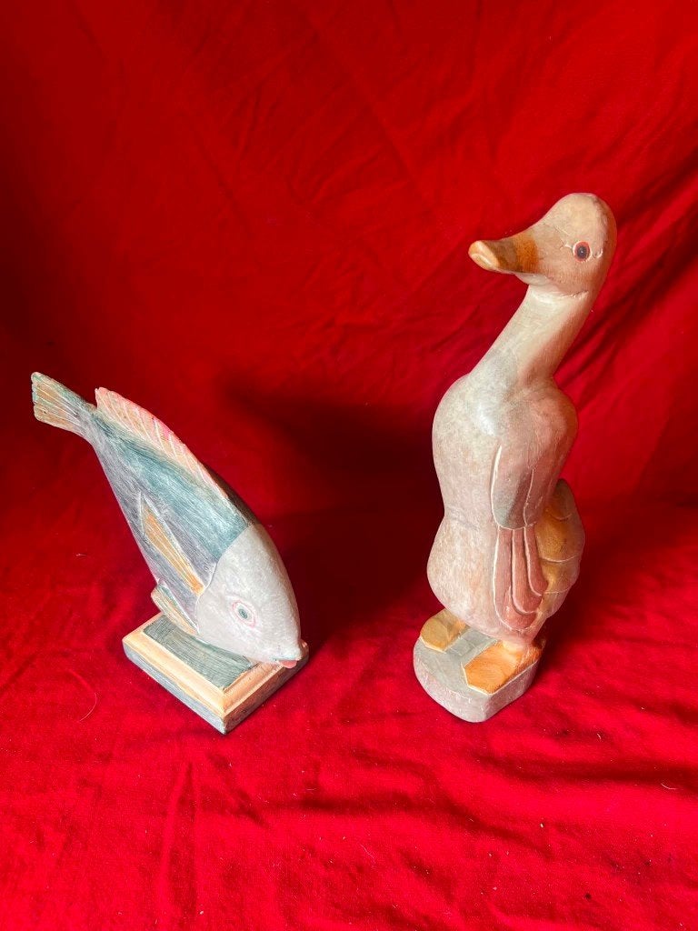 Figurines en bois., Enlèvement ou Envoi